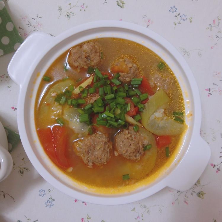 番茄丸子汤