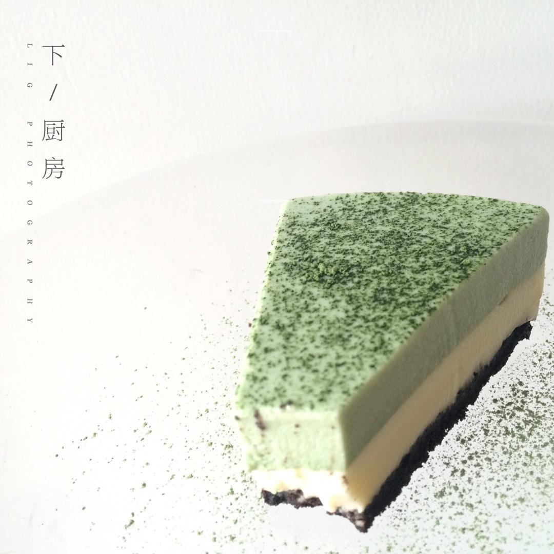 巧克力抹茶慕斯蛋糕