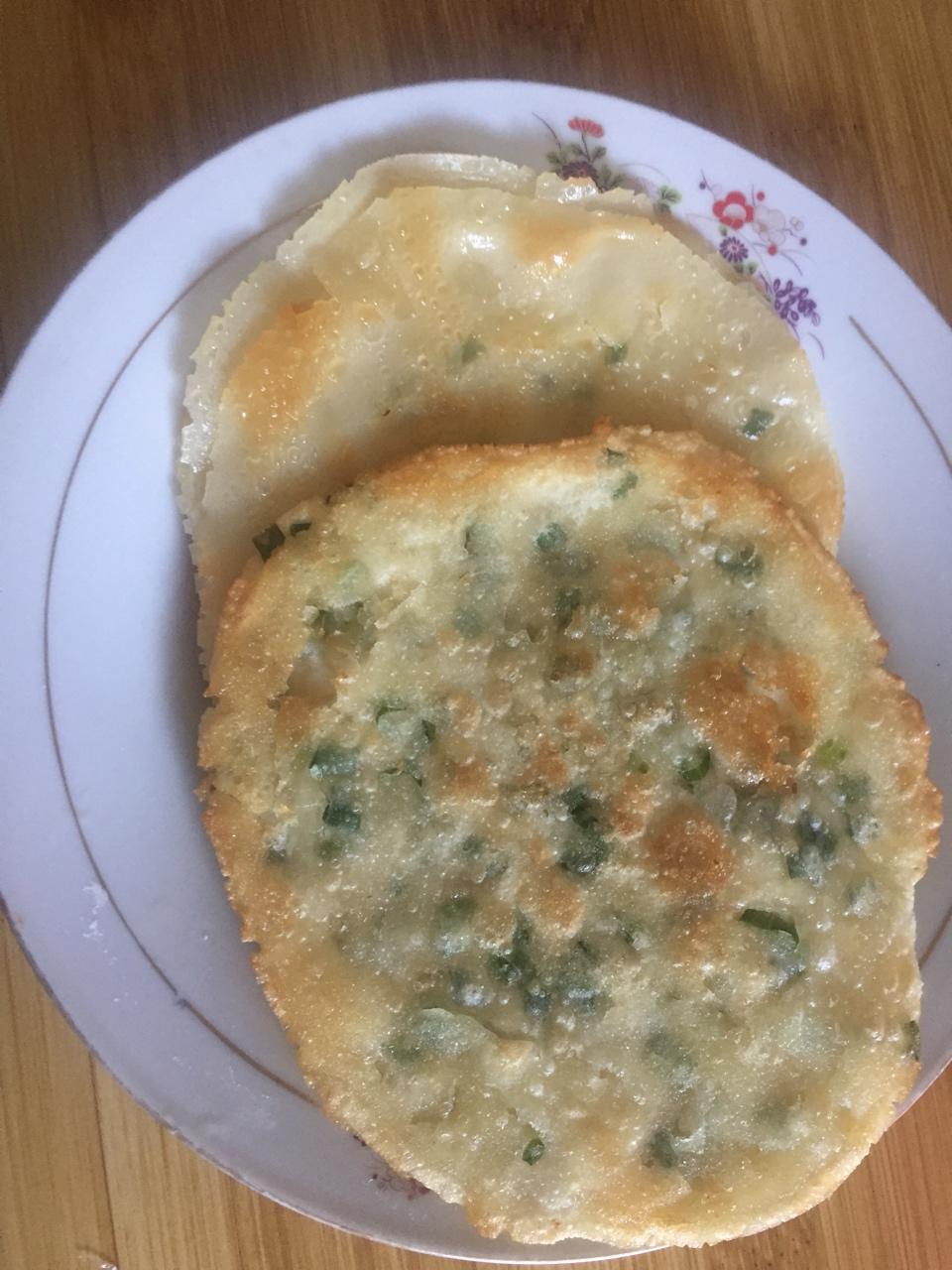 饺子皮葱油饼