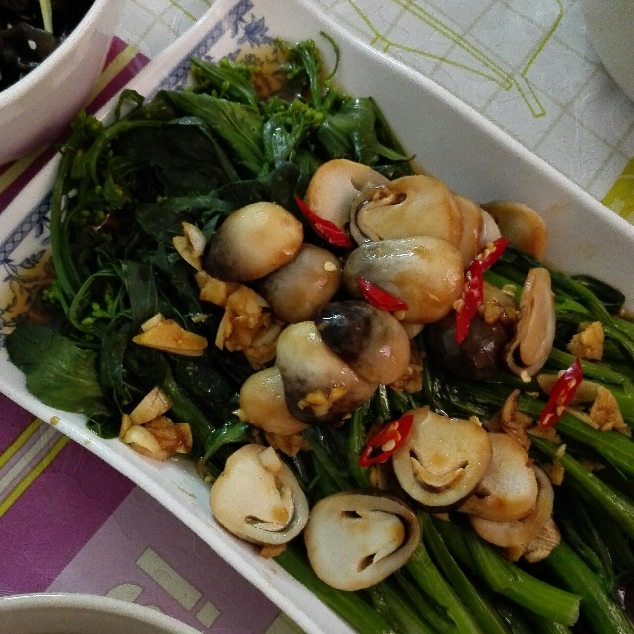 白灼菜心