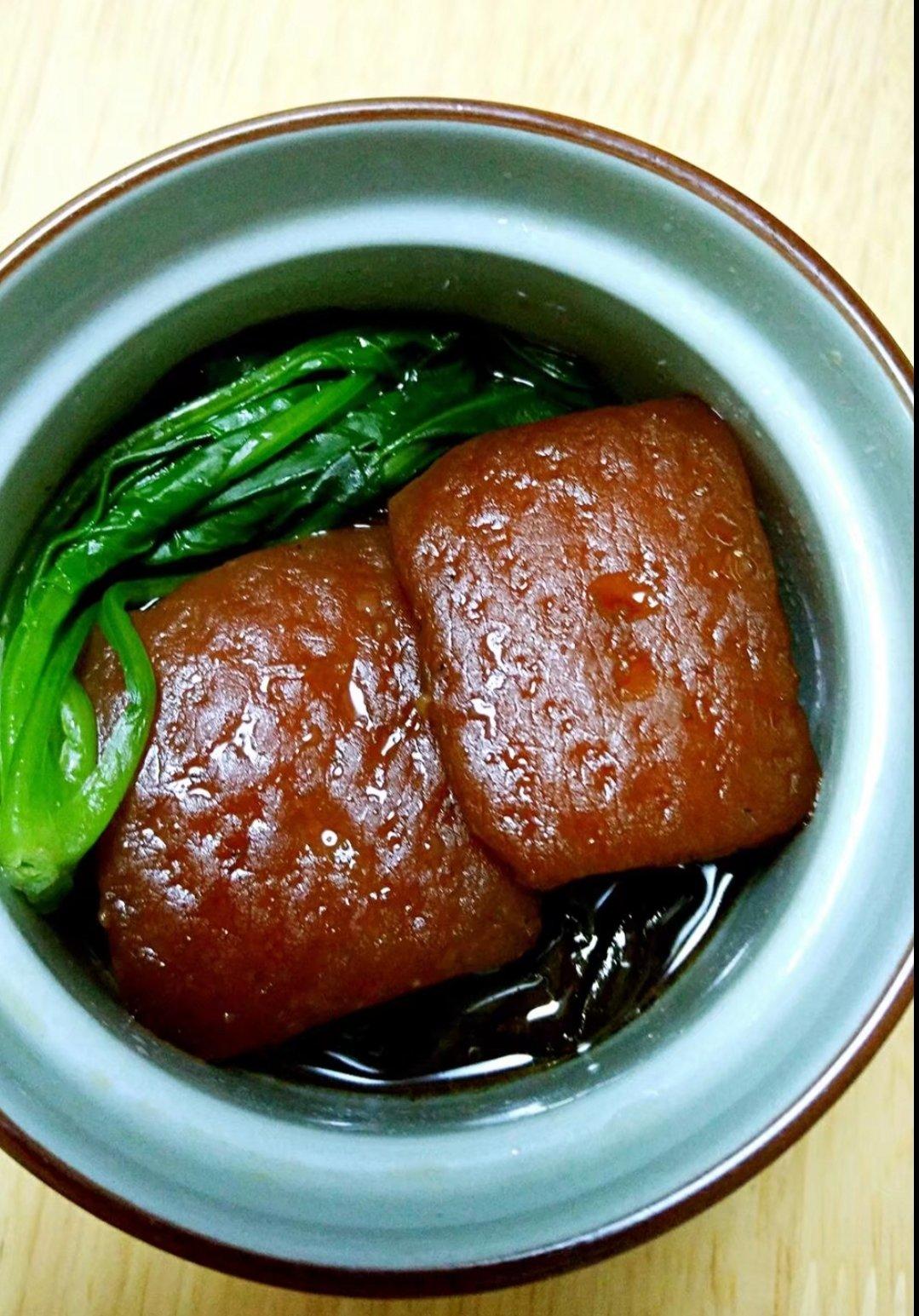 如何炖出不腻的东坡肉--酒店做法及家庭做法