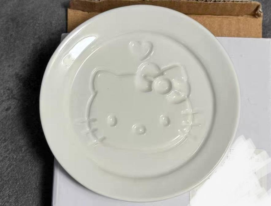 1 Kitty松饼凯蒂猫造型创意美食盘子餐具