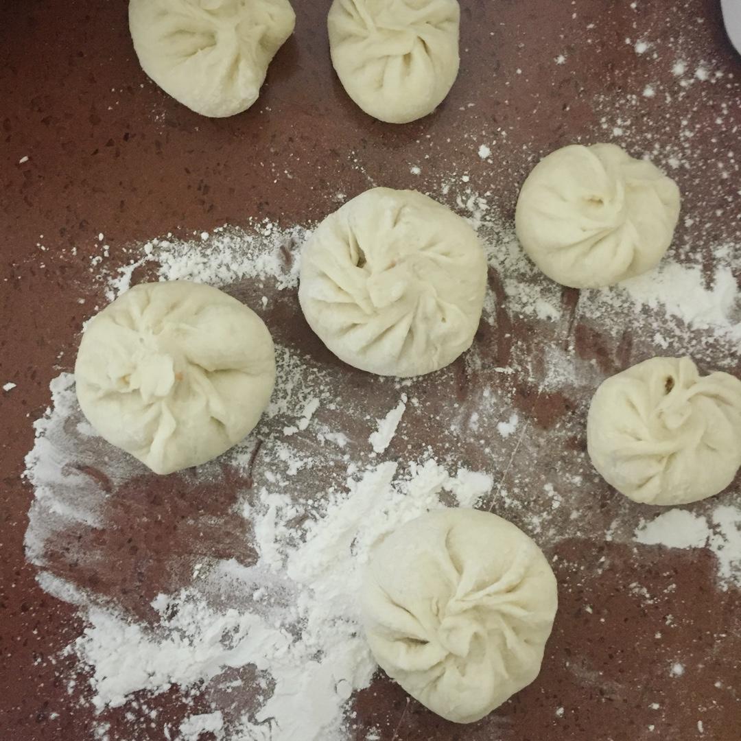 一小时快速吃上热腾包子（包括准备馅的时间）