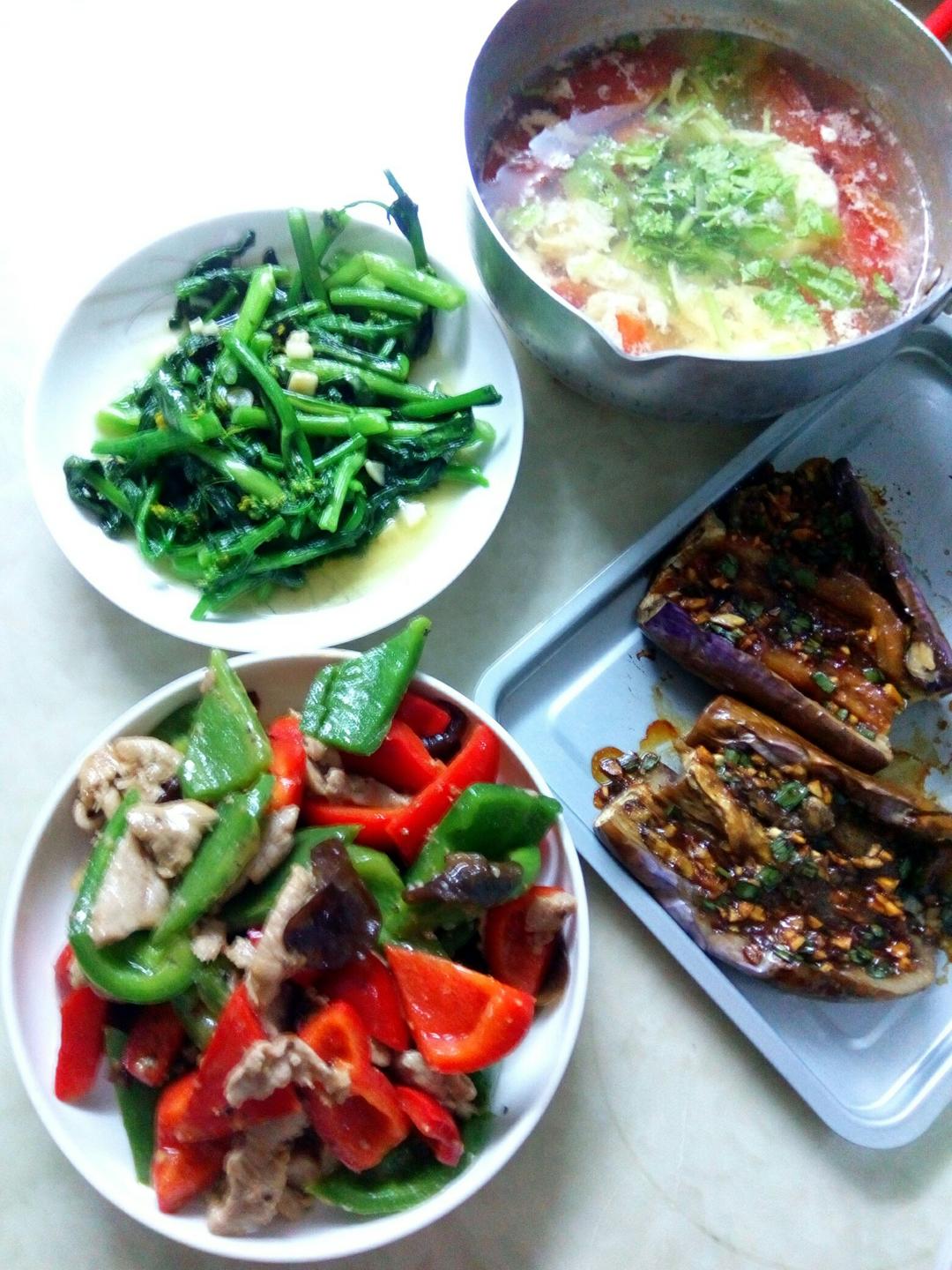 一个人也得下厨房