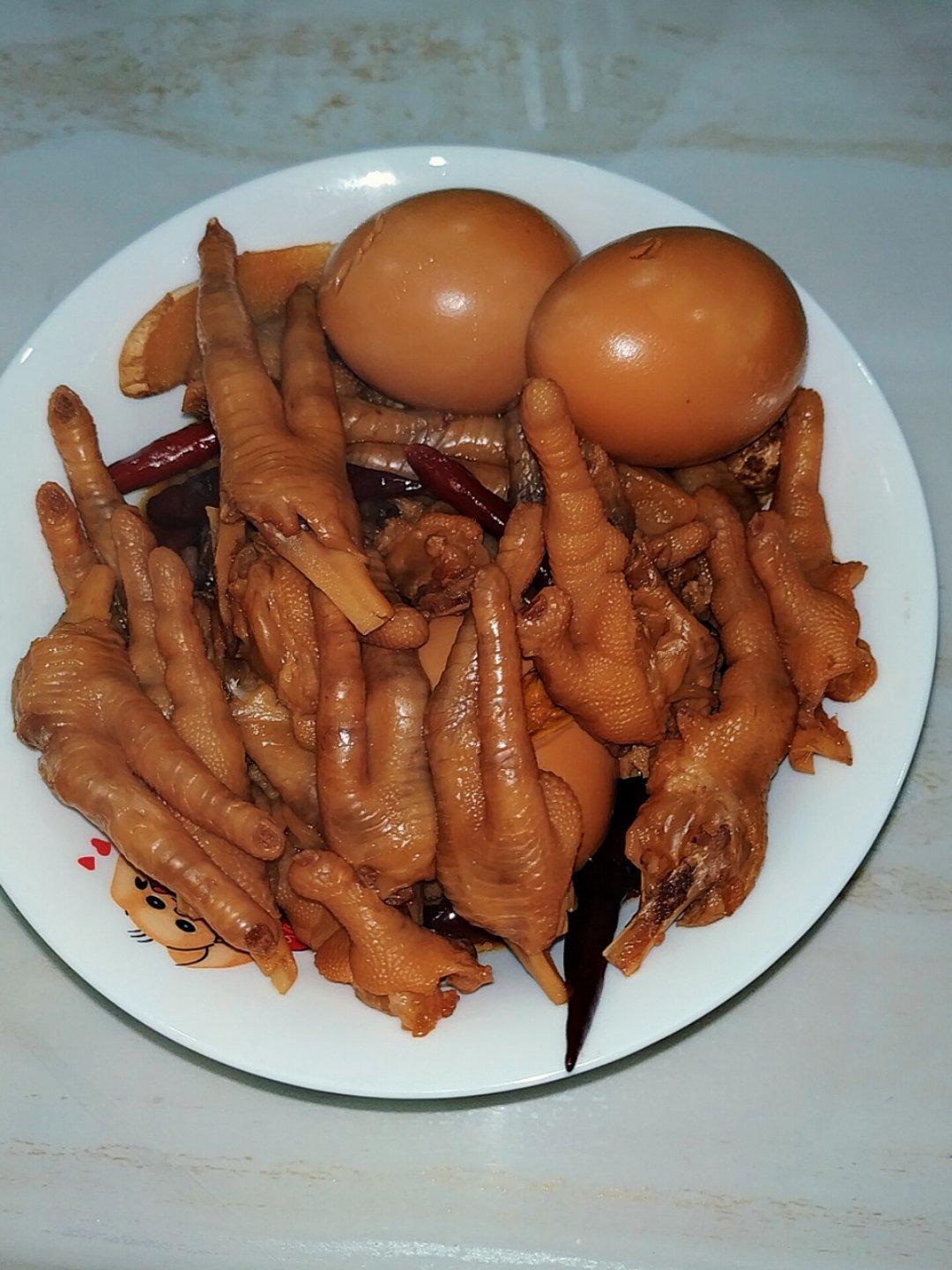 香辣卤鸡爪
