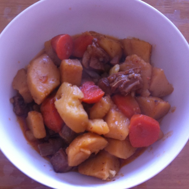 羊肉焖土豆