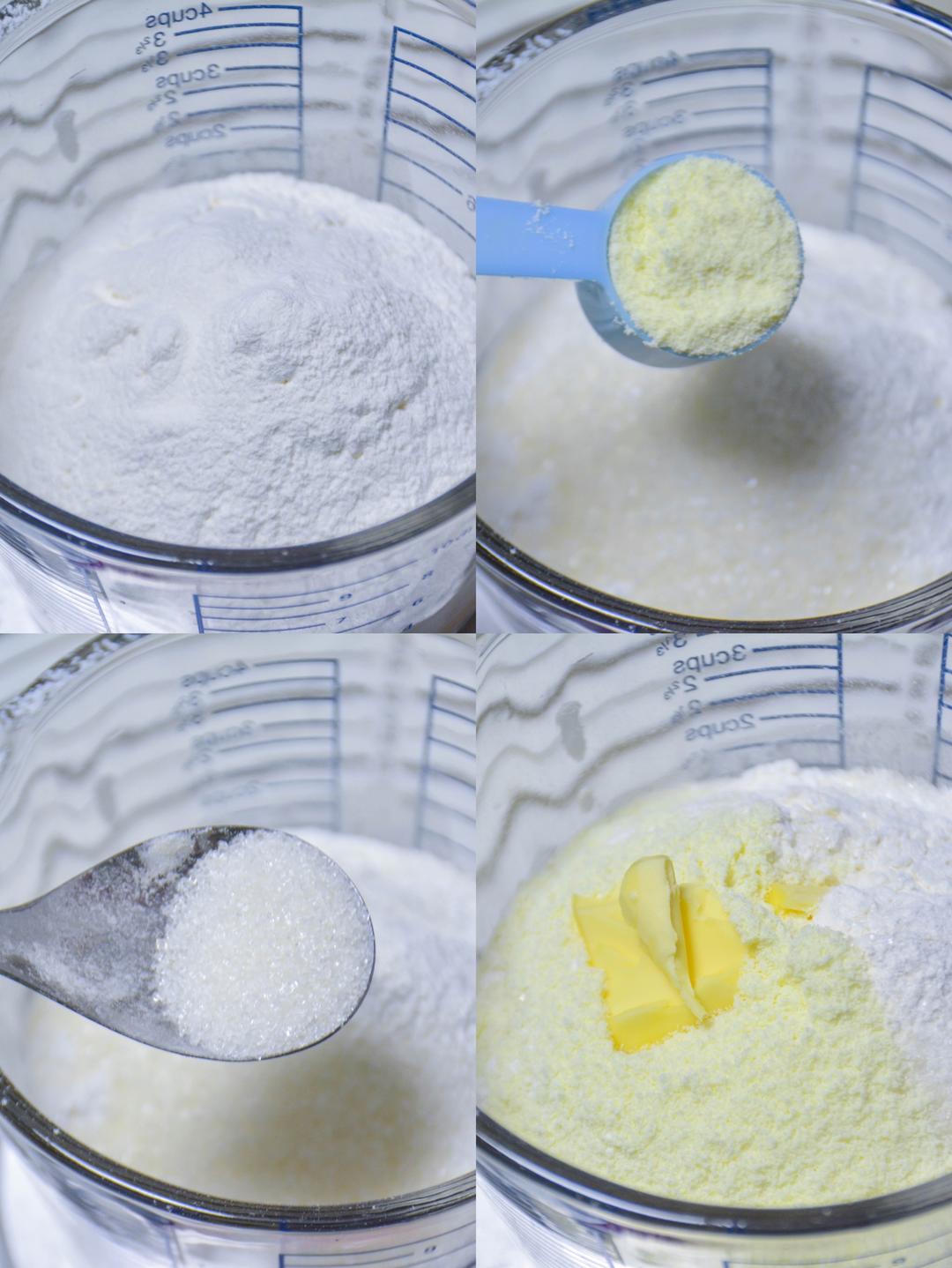 纯奶手撕吐司的做法 步骤1