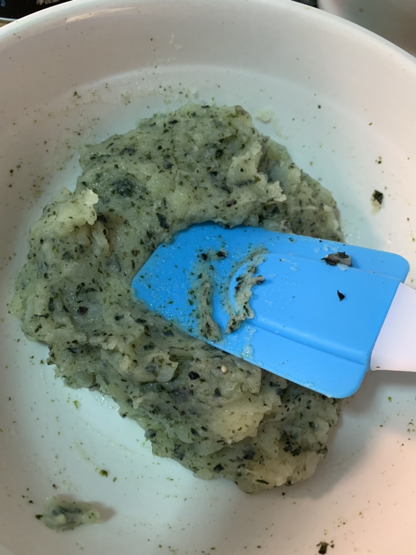 9月+宝宝辅食——海苔土豆塔的做法 步骤3