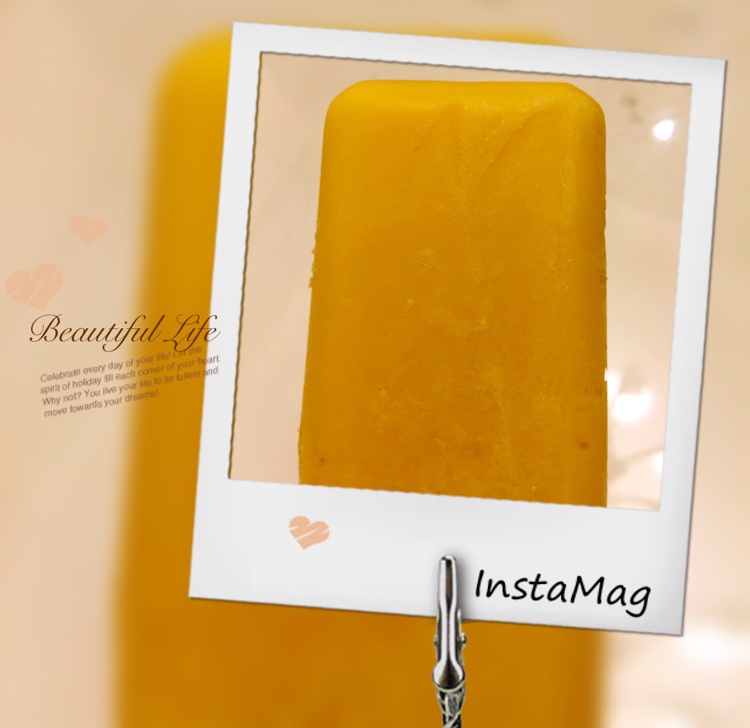 芒果酸奶小冰棍