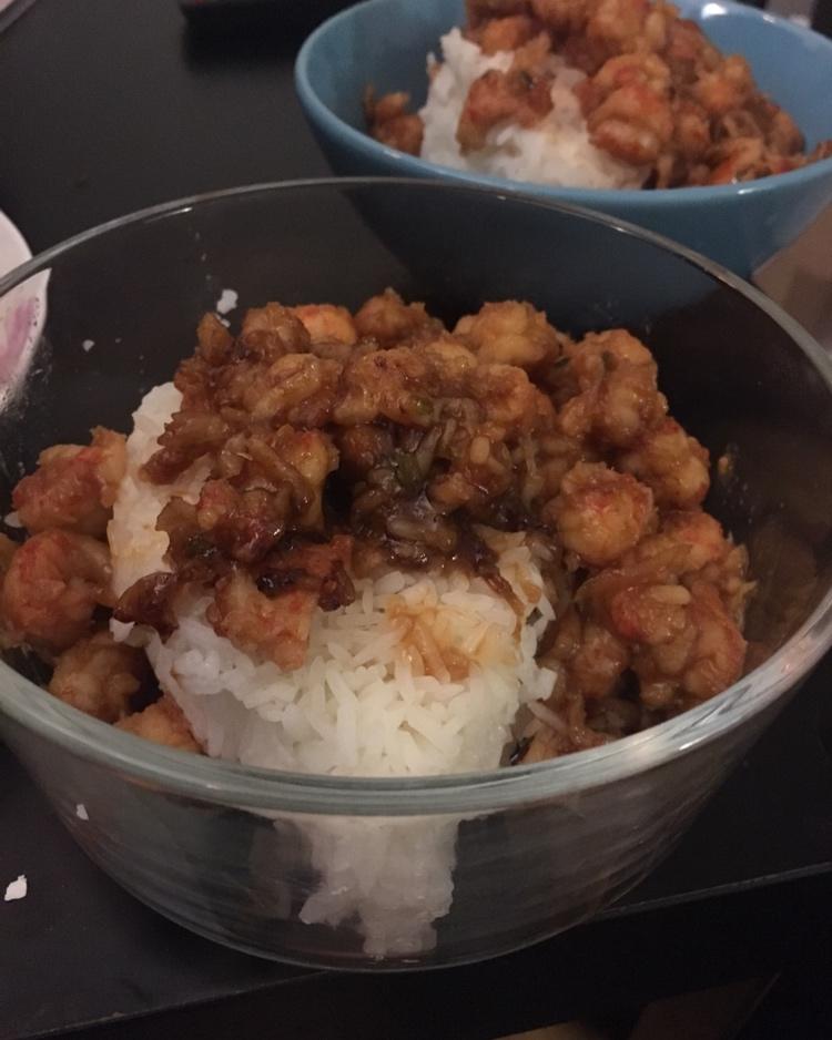 小龙虾盖饭