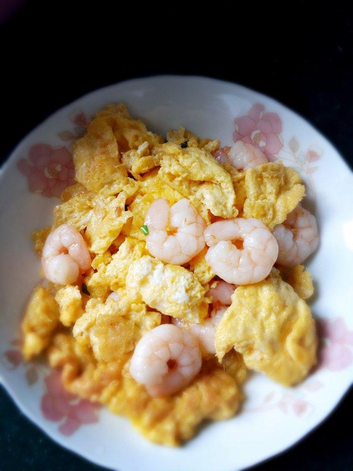 虾仁滑炒鸡蛋