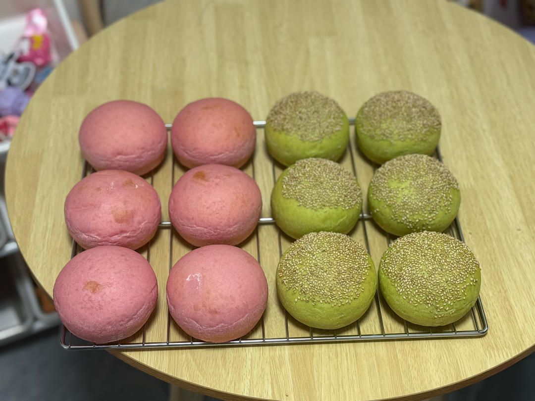 超~级松软的烫种汉堡胚