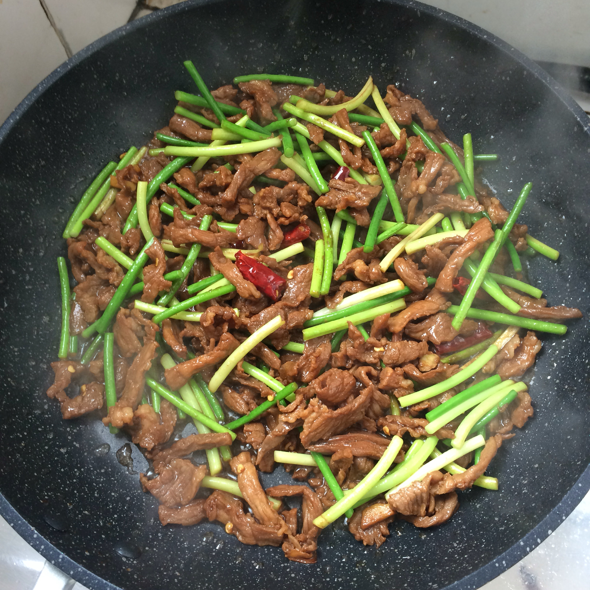 蒜苔炒肉