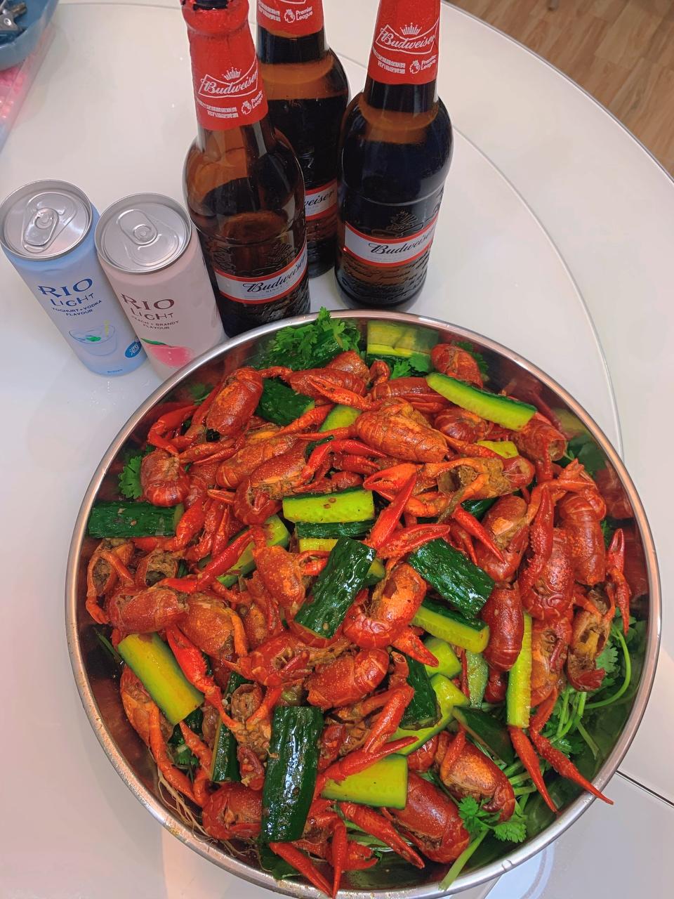 啤酒青瓜小龙虾的做法