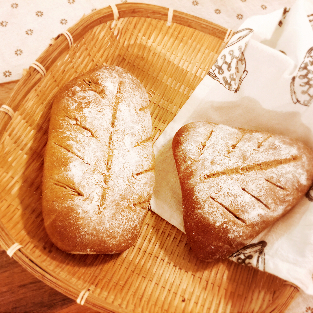 全麦红豆面包