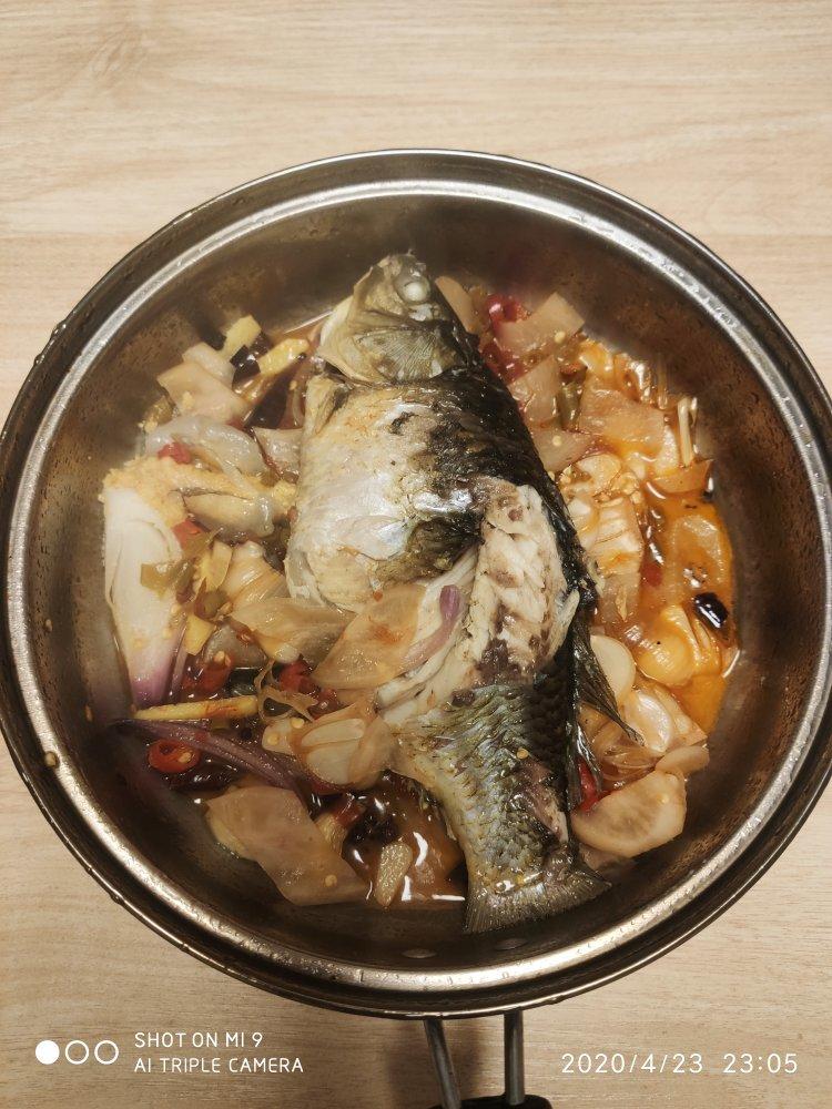爱糖三猫做的川味泡椒鲫鱼