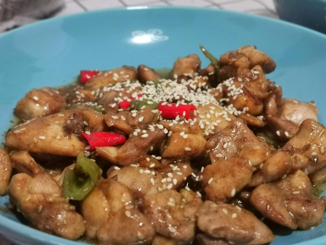 孜然蒜香鸡胸肉