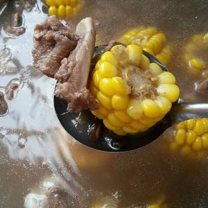 黑豆玉米筒骨汤的做法 步骤4