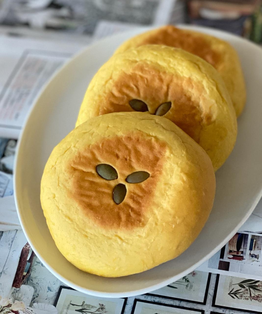 南瓜红豆包