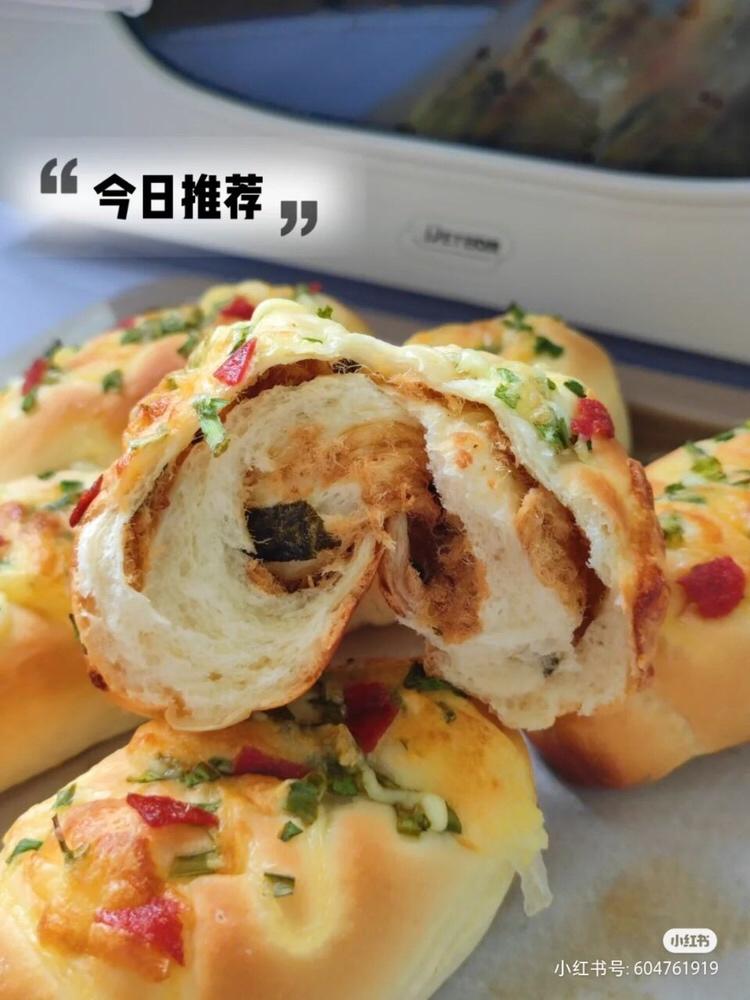 香葱芝士面包