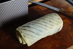 豆沙（紫薯）吐司面包的做法 步骤9