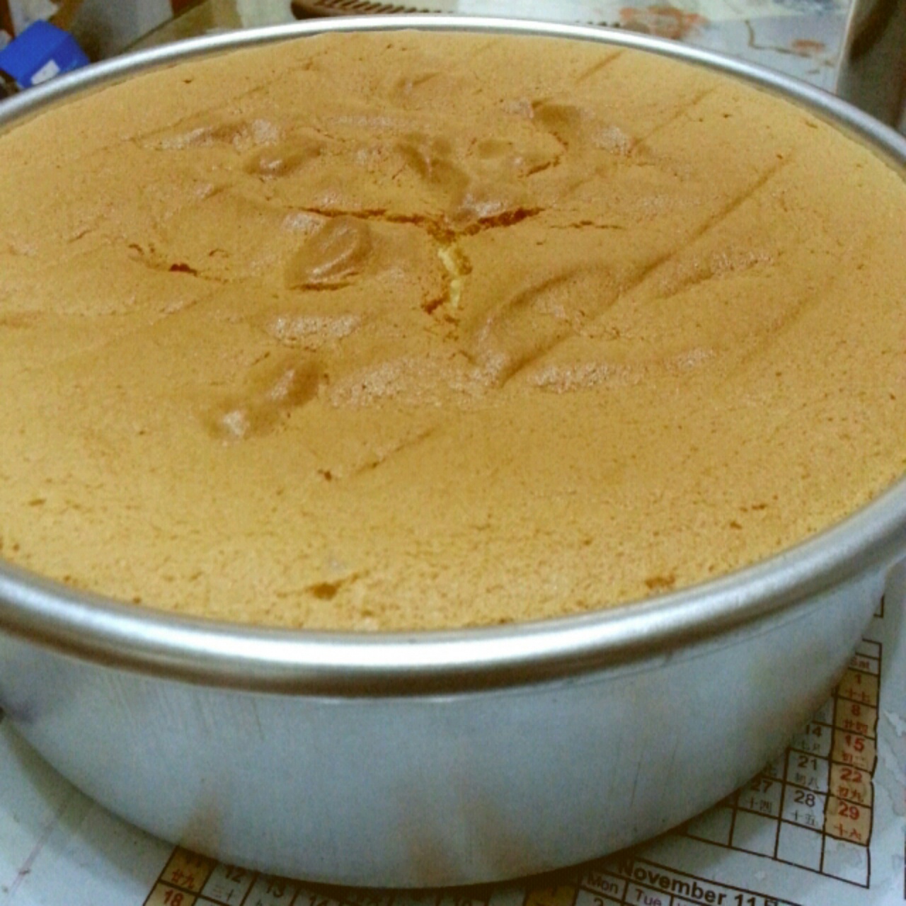 超好记八寸戚风蛋糕（后蛋法）