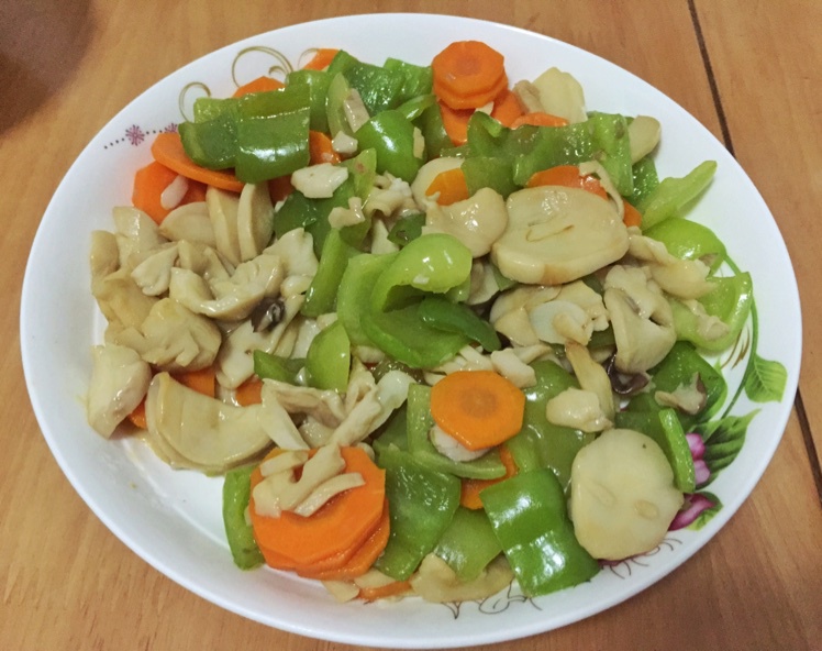 老丁的私房菜-美极杏鲍菇