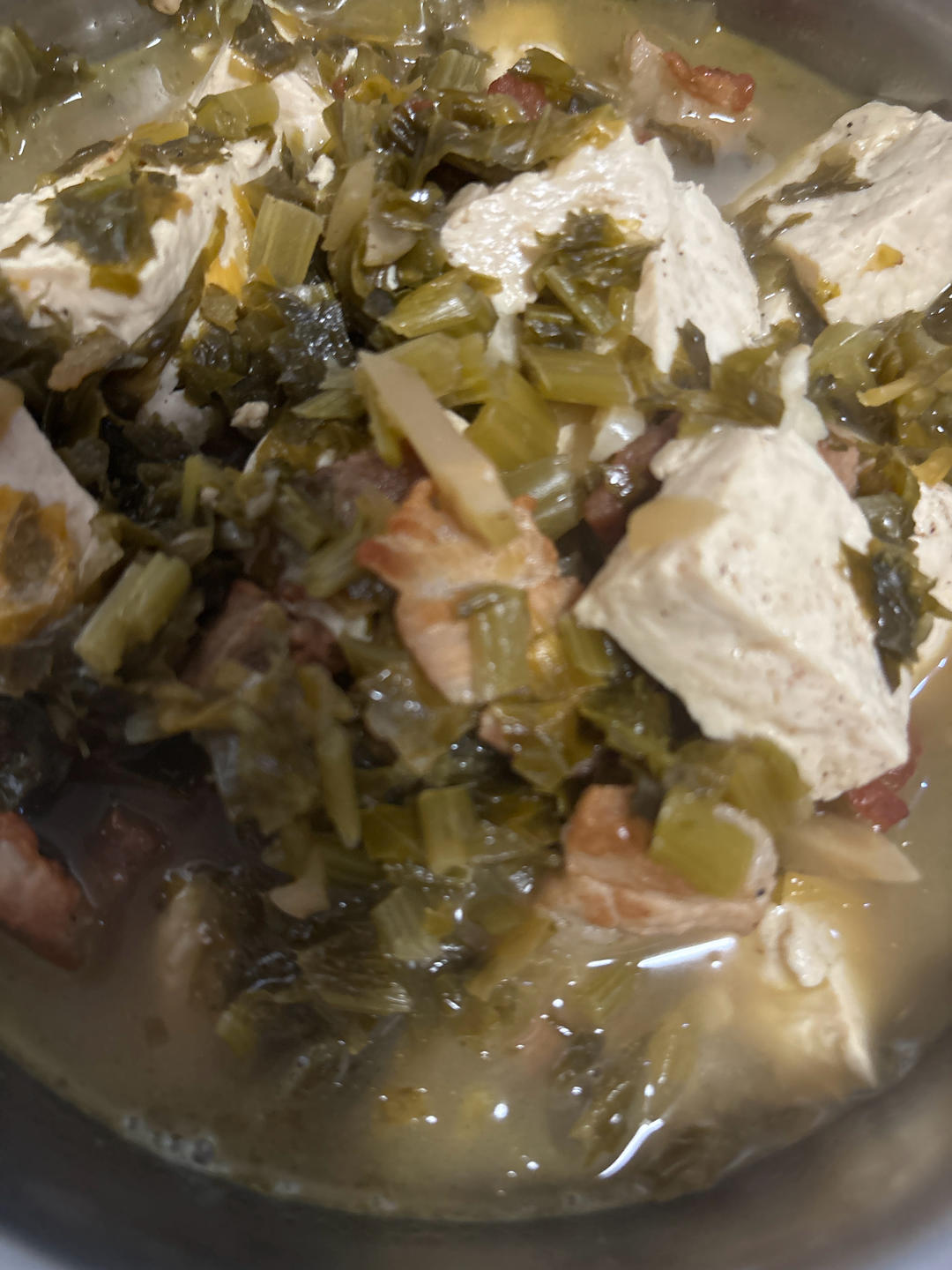 雪里红炖豆腐