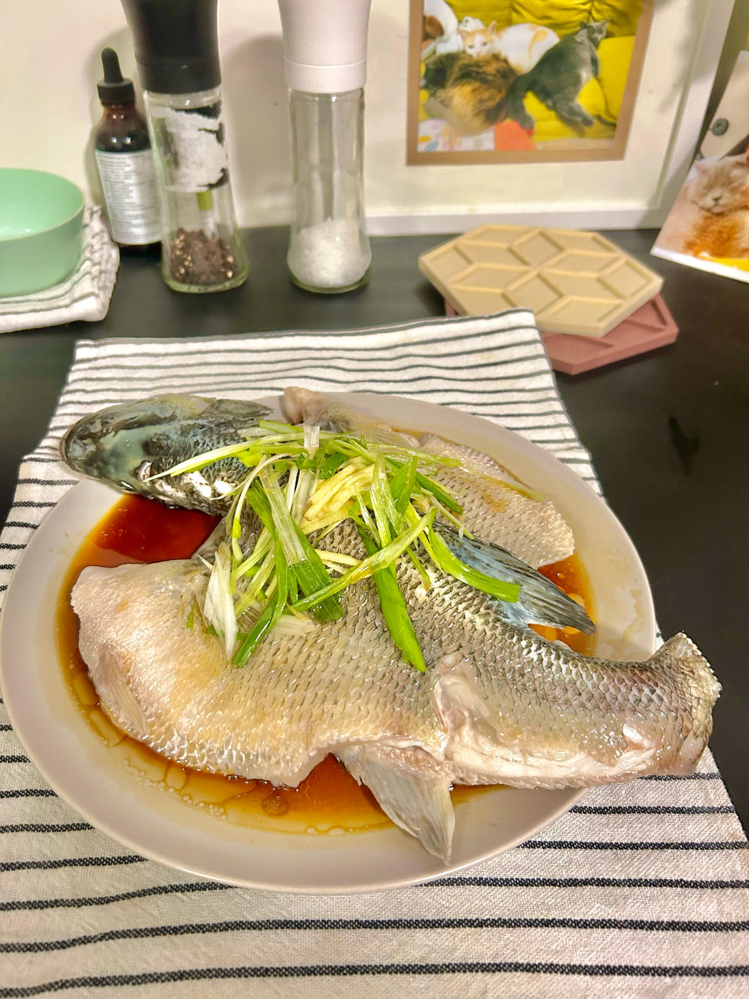 10分钟做 清蒸鲈鱼 （附切鱼图解）