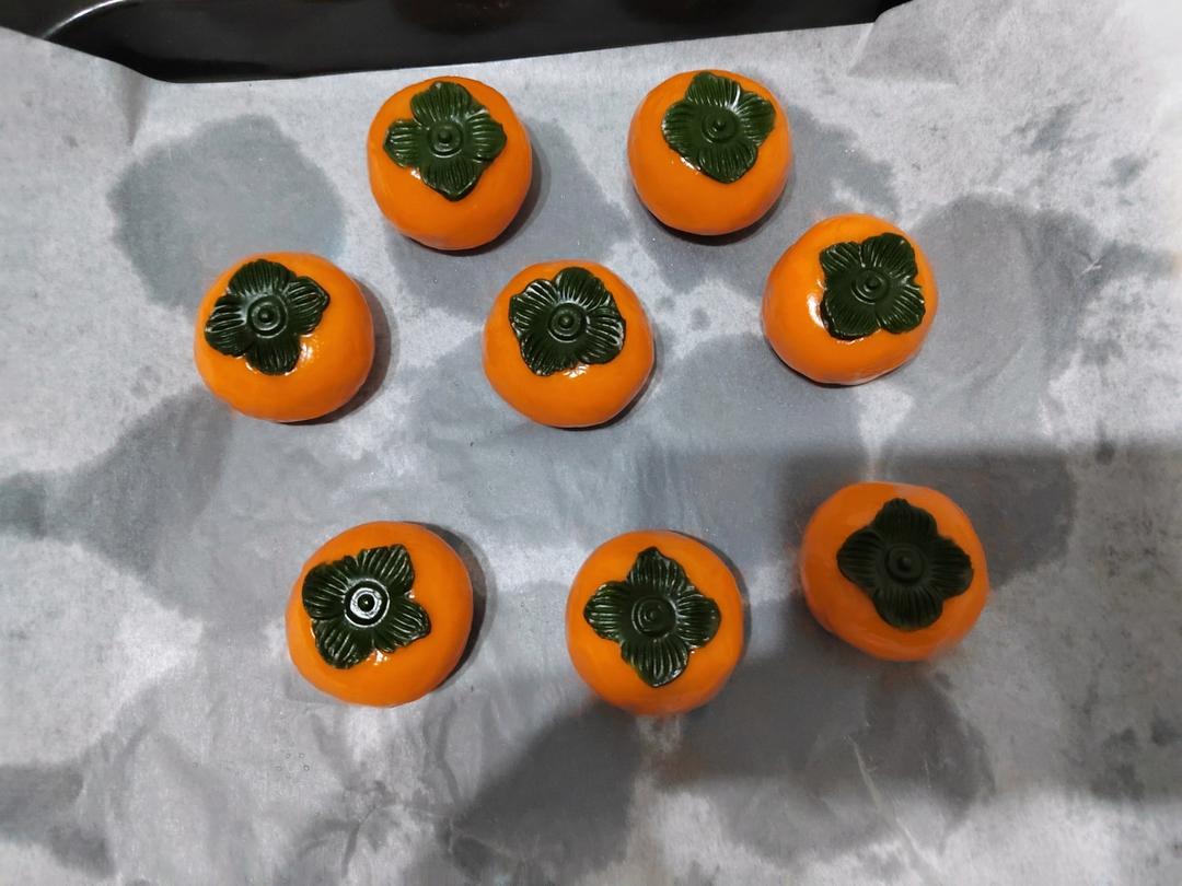 全网独家（原创）柿柿如意—广式金沙奶黄月饼（内附视频做法）