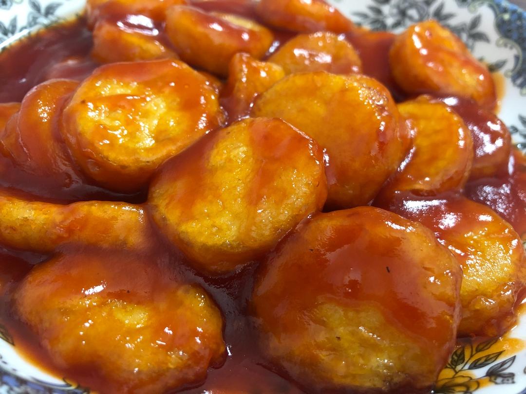 茄汁脆皮豆腐