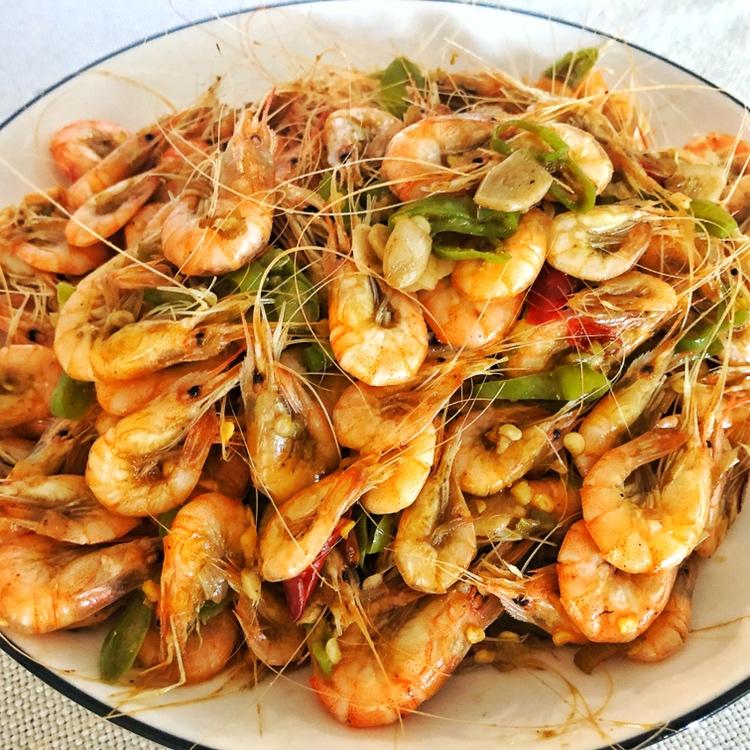 省油版椒盐虾