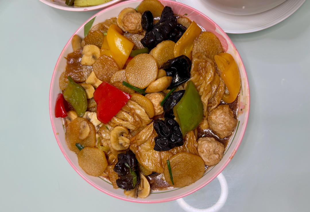 素炒油面筋（炒菜）