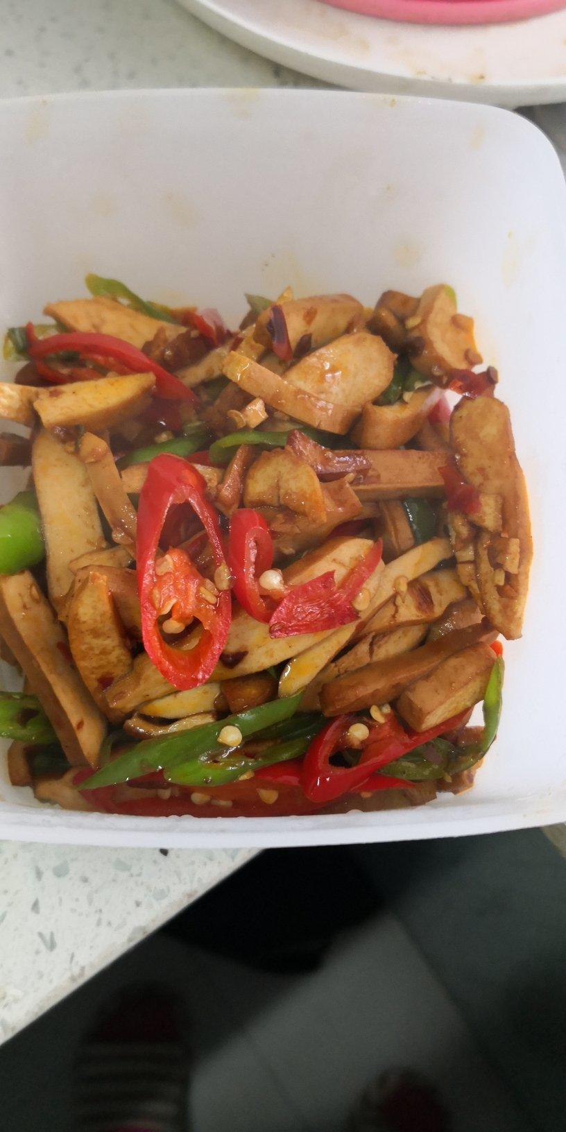 青红椒炒香干‼️给肉都不换