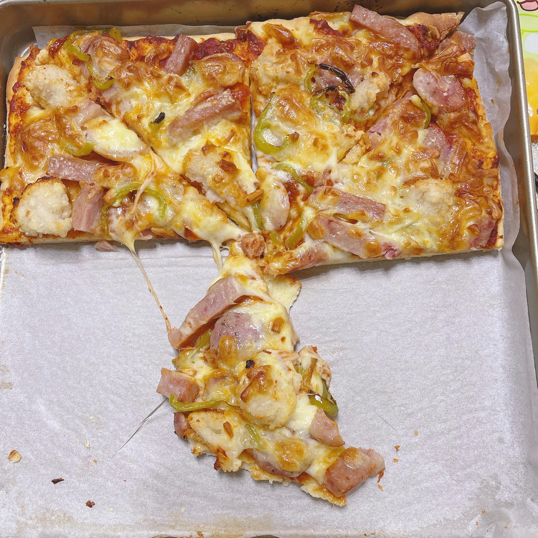 11寸方盘披萨！一次性满足！