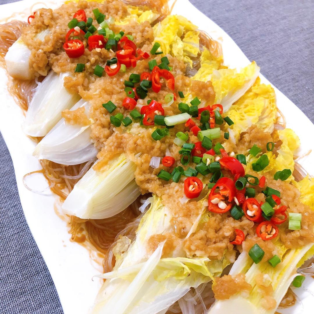 蒜蓉粉丝蒸娃娃菜