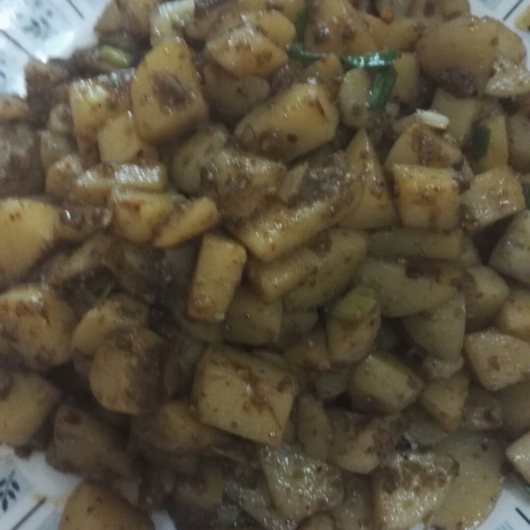 孜然炒土豆（毫无技术含量）
