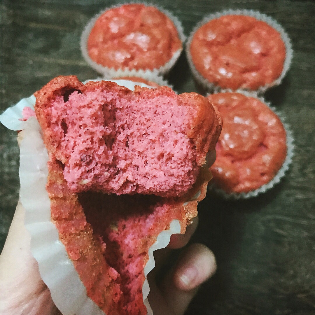 【生酮】红丝绒纯素纸杯蛋糕keto red velvet cupcake