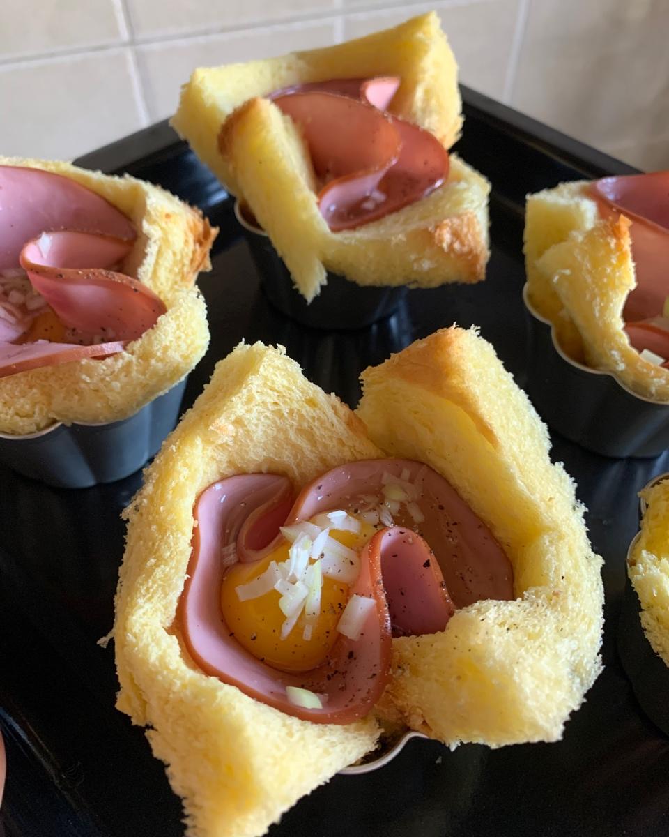 培根鸡蛋吐司杯