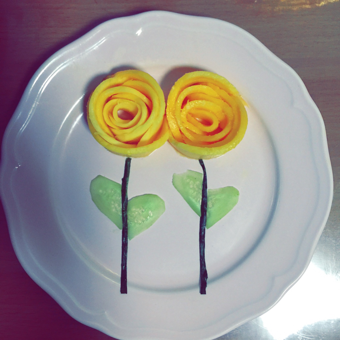 芒果玫瑰花