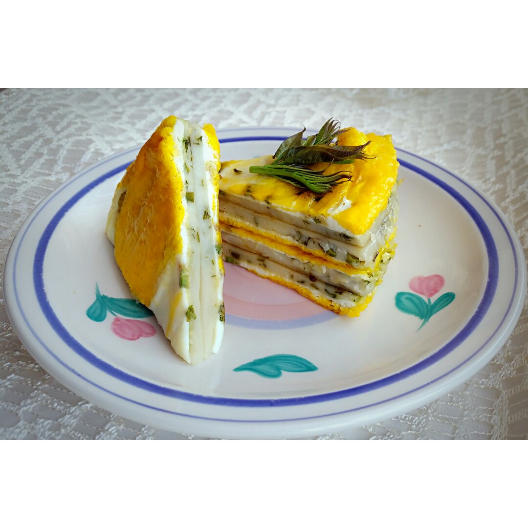 香椿鸡蛋煎饼