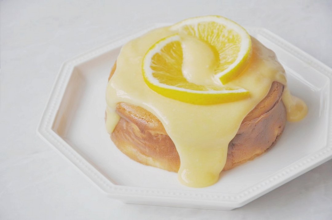 柠檬酱芝士蛋糕.Lemon curd cheesecake.