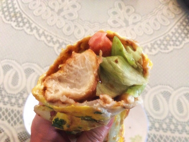绿豆面煎饼果子