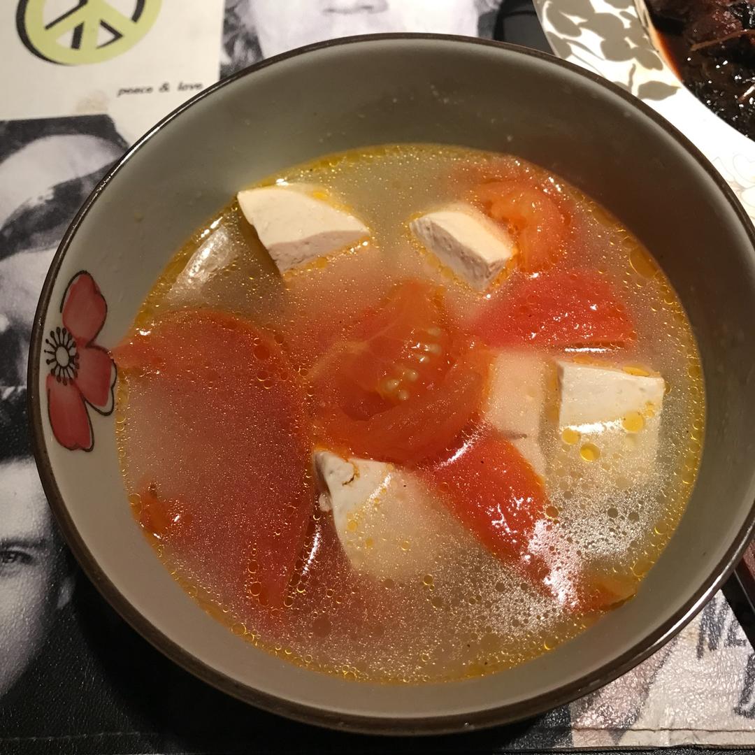番茄豆腐汤