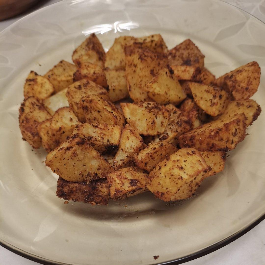 空气炸锅版烤薯角（烤土豆）