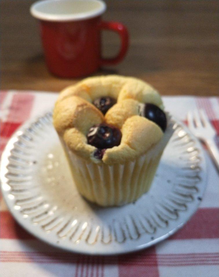 蓝莓戚风小蛋糕