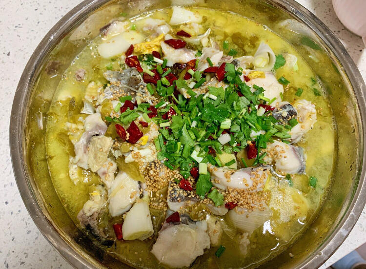 椒香酸菜水煮鱼（家常版）