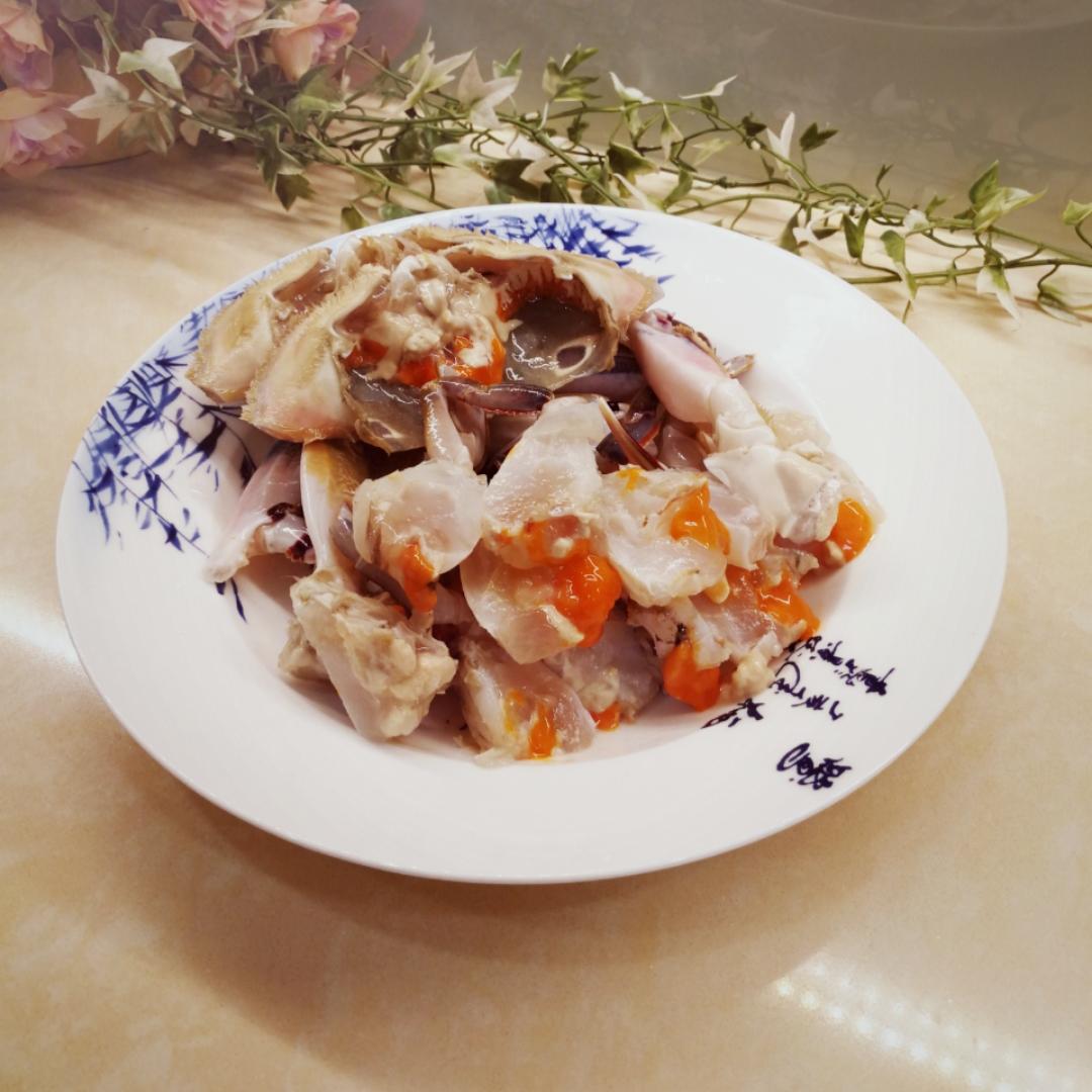 红膏蟹糊（宁波人的最爱）