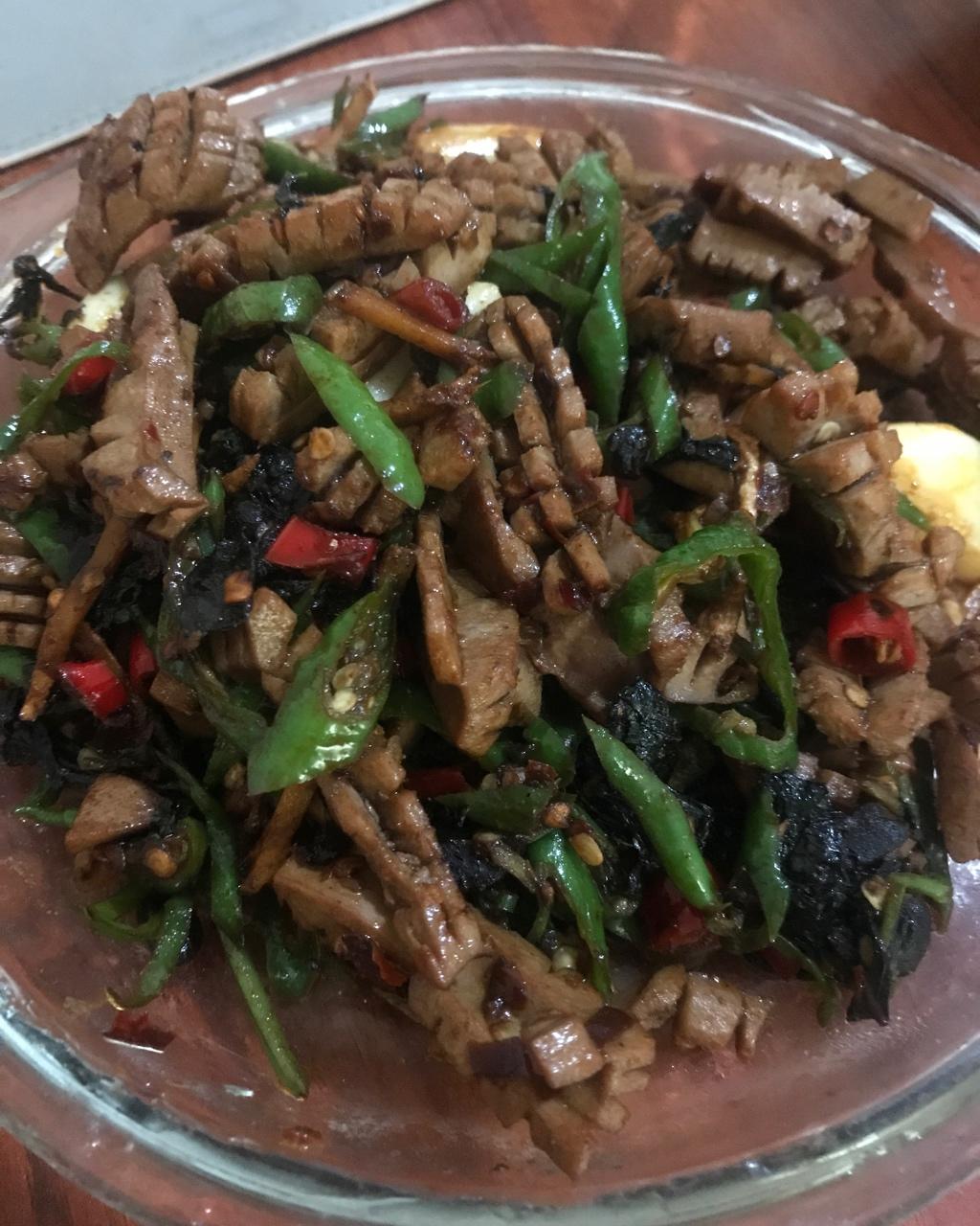 紫苏豉爆腰花