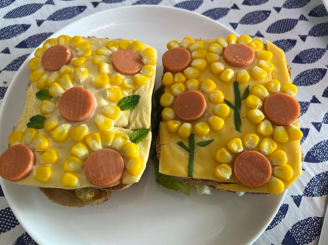 向日葵🌻吐司｜松下JK180蒸烤箱菜谱